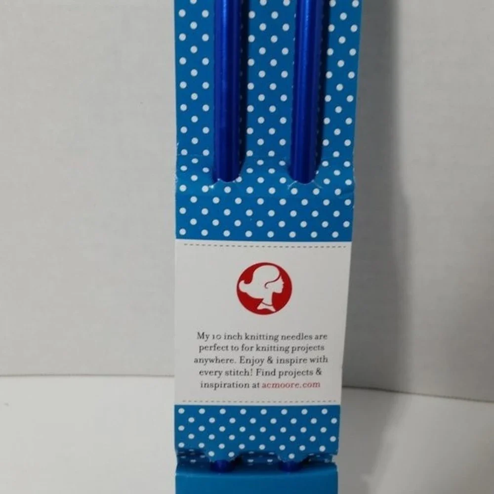 Aluminum Knitting Needles Single Point US 10.5 10